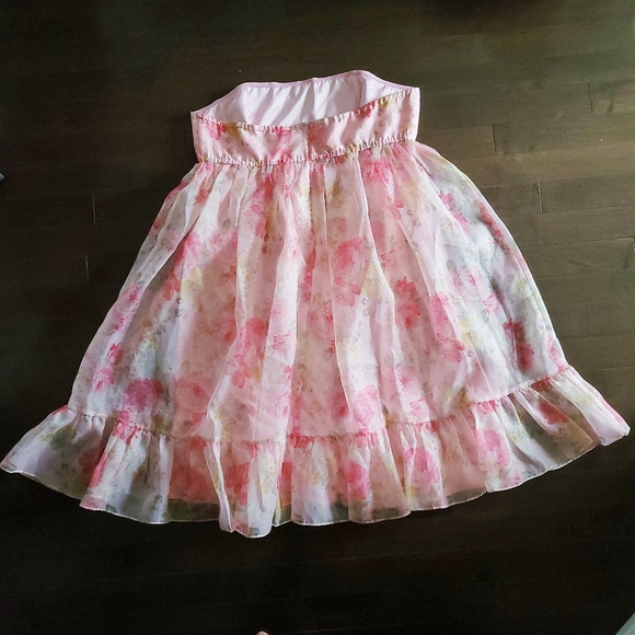 NWOT Selkie Maison Amory x Free People Floral Sheer Ruffle Midi Dress - Picture 8 of 10